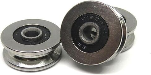 1Pcs 4x18x8 TV0418 2RS V Groove Track Roller Bearing V0418 2RS 4 * 18 * 8 Inner Ring Extended Bearing in Saudi Arabia