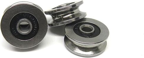 1Pcs 4x18x8 TV0418 2RS V Groove Track Roller Bearing V0418 2RS 4 * 18 * 8 Inner Ring Extended Bearing in Saudi Arabia