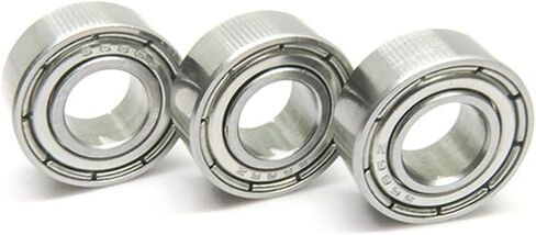 10Pcs 693ZZ Bearing 3x8x4 L830ZZ Deep Groove Ball Bearing 3 * 8 * 4 Miniature Bearing R830ZZ 619/3 693 694 695 696 697 698 699 Z ZZ(697ZZ 7x17x5mm) in Saudi Arabia