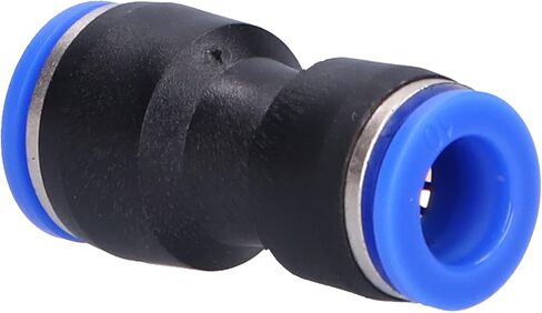 Straight Push in Connector, 50Pcs Pneumatic Reducing Connector, Stainless Steel 360 Degrees Rotated Straight Push in Reducer Fittings, Butt Terminals in Saudi Arabia