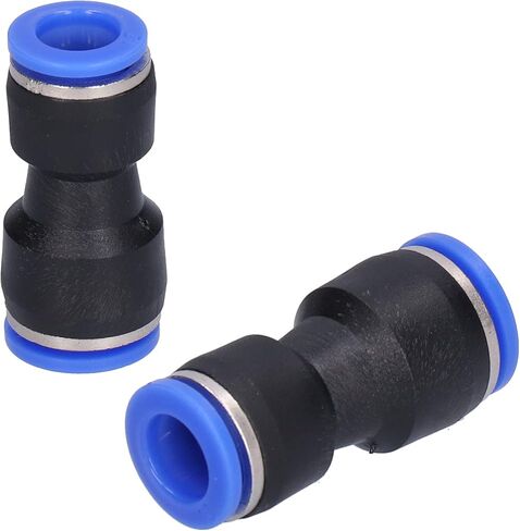 Straight Push in Connector, 50Pcs Pneumatic Reducing Connector, Stainless Steel 360 Degrees Rotated Straight Push in Reducer Fittings, Butt Terminals in Saudi Arabia