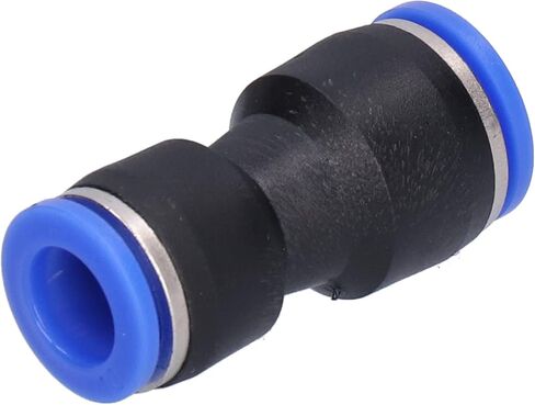 Straight Push in Connector, 50Pcs Pneumatic Reducing Connector, Stainless Steel 360 Degrees Rotated Straight Push in Reducer Fittings, Butt Terminals in Saudi Arabia