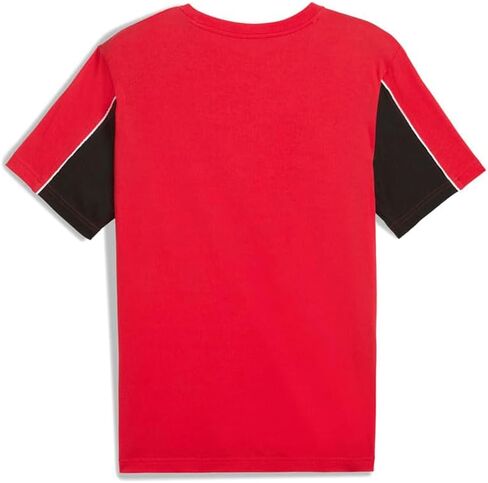 PUMA Mens Ac Milan Ftblarchive Crew Neck Short Sleeve Casual Tops Casual - Red in Saudi Arabia