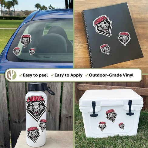 Desert Cactus University of New Mexico Sticker Lobos Unm Lobos Vinyl Scal in Saudi Arabia