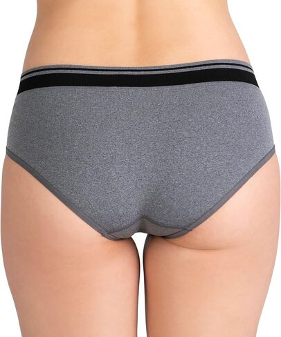 Skechers 4 Pack Womens Undwear, Solid Seamless Panty with Logo, Ropa Interior Sin Costuras, Moisture Wicking in Saudi Arabia