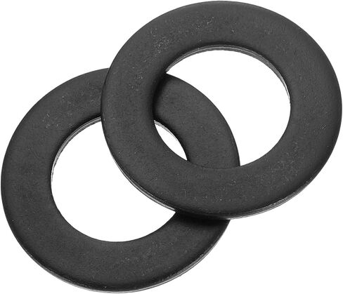 UXCELL 20PCS M20 غسالة مسطحة ، معرف الصلب الكربوني 21 مم × 37 مم OD X 3MM لمسمار الترباس ، إصلاح المصانع ، المطابخ ، المتاجر ، البناء في الهواء الطلق ، الأسود in Saudi Arabia