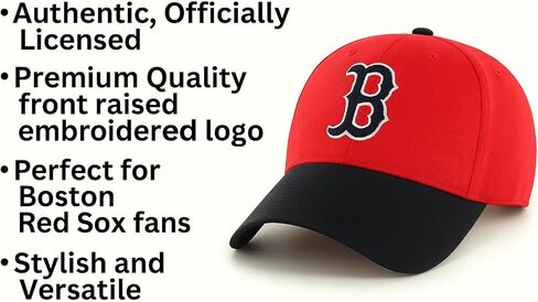 Boston Baseball Navy/Red Hat Classic Primary Team Logo Logo Sox MVP Sports. in Kuwait