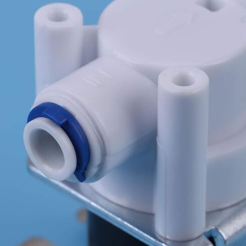 Water Valve, Puro-XD-12 Water Valve Power 6.5w DC 12V Water Electric Solenoid Magnetic Purifier Valve Quick Connect Normally Close for 1/4 inch Tube in Saudi Arabia