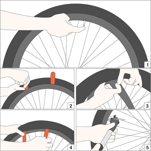 WEEROCK 2 Pack 26/27.5/29 Bike Tire,26X2.1/27.5X2.1/ 29X2.1 Mountain Bike Tire, MTB Tyre, with/Without Inner Tubes, Lightweight Folding Bead Replacement Tyre for 26/27.5/29 Inch Mountain Bicycles in Kuwait