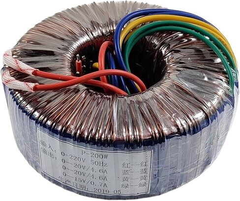 1pcs 20V-0 4.6A; 20V-0 4.6A; 15V-0 0.7A 200W Pure Copper toroidal Transformer Suitable for LM4766 1969 Power Amplifier in Saudi Arabia