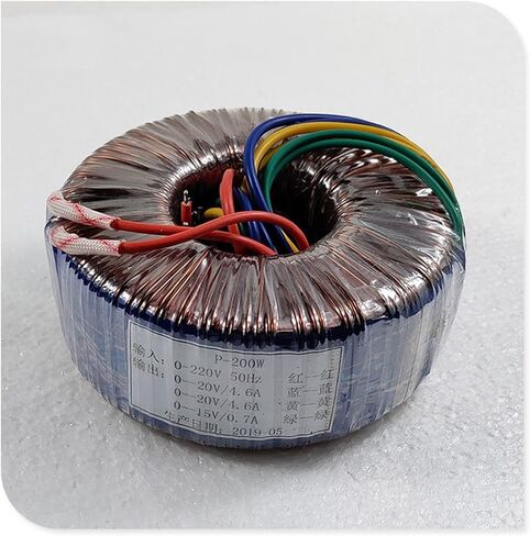 1pcs 20V-0 4.6A; 20V-0 4.6A; 15V-0 0.7A 200W Pure Copper toroidal Transformer Suitable for LM4766 1969 Power Amplifier in Saudi Arabia