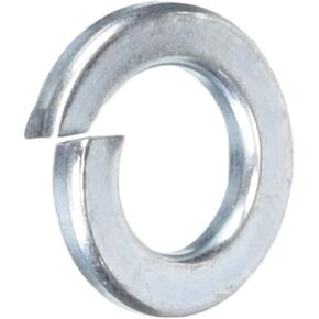 International 349010 Split Lock Zinc-Plated Split Lock Washer for 1/2" Screw Size, Steel, 0.512" ID, 0.869" OD (Pack of 100) in Saudi Arabia