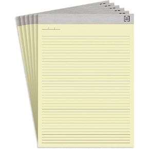 Staples Tru Red ™ Notepad ، 8.5 "× 11.75" ، محكم الضيق ، أبيض ، 50 ورقة/وسادة ، 6 وسادات/حزمة (TR57378) in Kuwait