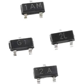 100PCS MMBT3904 5551 3906 2N5401 Transistor 1AM 2A G1 2L SMD SOT23(MMBT3904 1AM) in Saudi Arabia