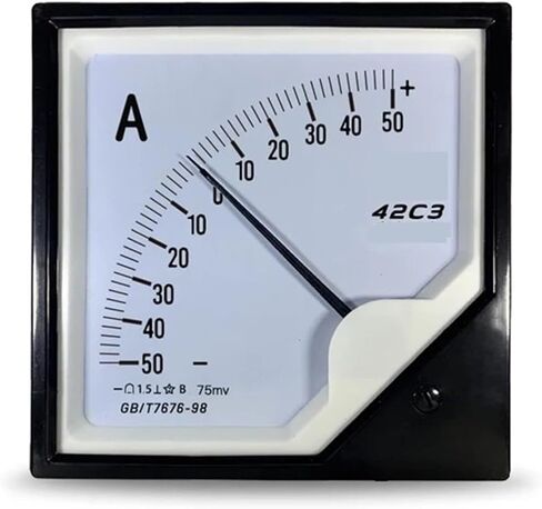 42c3 75mv Positive and Negative Ammeter 50a Dc Bidirectional 100a ± 200/300/800a 1Pcs(DC -30A to 30A) in Saudi Arabia