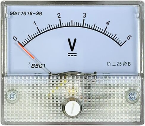85C1-V DC Meter 1V 3V 5V 10V 15V 20V 30V 50V 75V 100V 150V 200V 250V 300V 450V 500V 600V 750V 1PCS (DC 50V) in Saudi Arabia