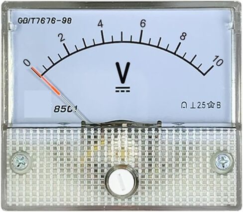 85C1-V DC Meter 1V 3V 5V 10V 15V 20V 30V 50V 75V 100V 150V 200V 250V 300V 450V 500V 600V 750V 1PCS (DC 50V) in Saudi Arabia