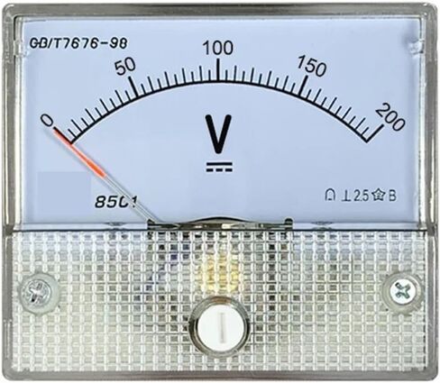85C1-V DC Meter 1V 3V 5V 10V 15V 20V 30V 50V 75V 100V 150V 200V 250V 300V 450V 500V 600V 750V 1PCS (DC 50V) in Saudi Arabia