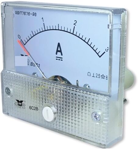 85C1-A DC Ammeter Milliammeter 50UA/200MA/1A/2A/3A/5A/10A/15A/20A AMP Direct Pointer Current 1PCs (DC 1A) in Saudi Arabia