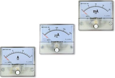 85C1-A DC Ammeter Milliammeter 50UA/200MA/1A/2A/3A/5A/10A/15A/20A AMP Direct Pointer Current 1PCs (DC 1A) in Saudi Arabia