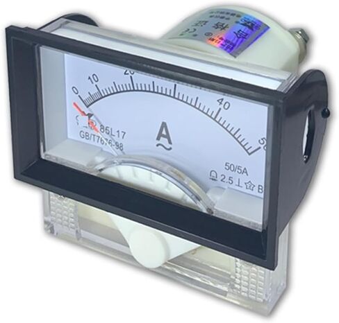 85L17 AC Milliammeter 5mA 10mA 20mA 30mA 50mA 100mA 200mA 300mA 500mA Black Frame Ammeter 40 * 70mm 1Pcs(AC 20mA) in Saudi Arabia