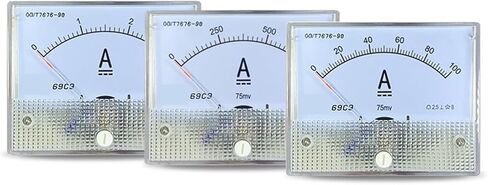 69c9-a DC Ammeter 1a, 2a, 3a, 5A, 10a, 50A and 400A Need to Use 75mv Pointer with Shunt 1Pcs(DC250A 75mv) in Saudi Arabia