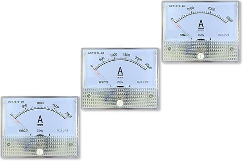 69c9-a DC Ammeter 1a, 2a, 3a, 5A, 10a, 50A and 400A Need to Use 75mv Pointer with Shunt 1Pcs(DC250A 75mv) in Saudi Arabia