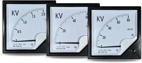 6C2 DC فولتميتر الجهد العالي 5KV 10KV 20KV 30KV 50KV و 100KV 1PCS (50 كيلو فولت والمقاومة) in Saudi Arabia