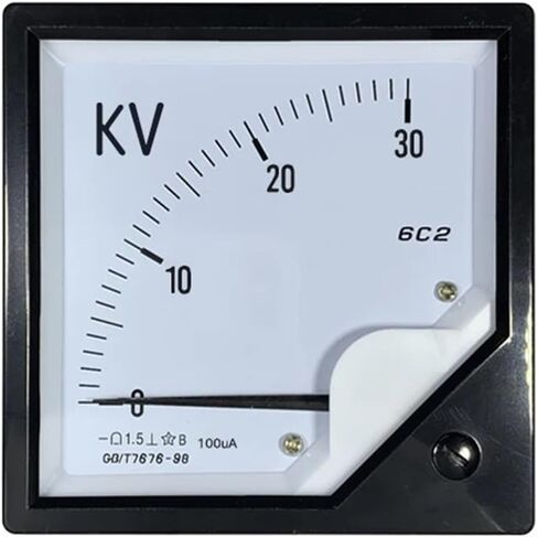 6C2 DC فولتميتر الجهد العالي 5KV 10KV 20KV 30KV 50KV و 100KV 1PCS (50 كيلو فولت والمقاومة) in Saudi Arabia