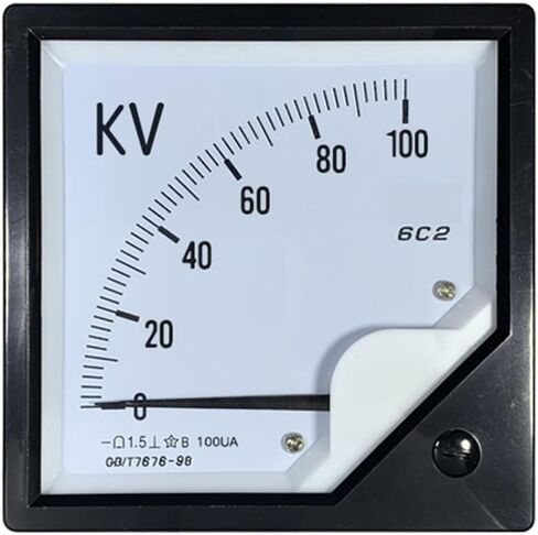 6C2 DC فولتميتر الجهد العالي 5KV 10KV 20KV 30KV 50KV و 100KV 1PCS (50 كيلو فولت والمقاومة) in Saudi Arabia