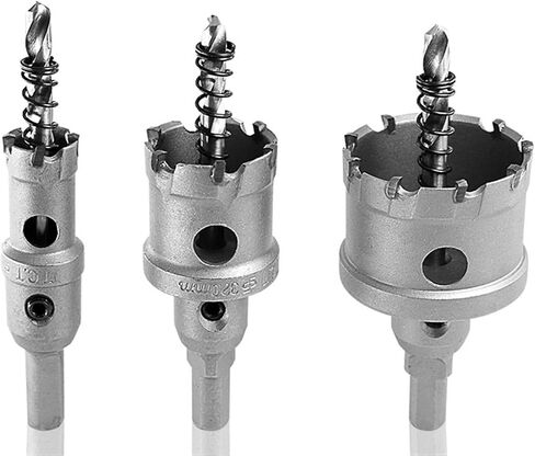 15-50mm Drill Bits for Steel Carbide Metal Cutter Tool Core Hole Saw Carbide Tip Thick Steel Plates Drilling 1Pcs(32mm) in Saudi Arabia