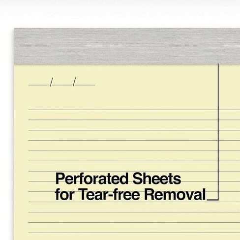 Staples TRU RED™ Notepad, 8.5" x 11.75", Narrow Ruled, White, 50 Sheets/Pad, 6 Pads/Pack (TR57378) in Saudi Arabia