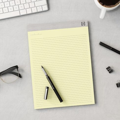 Staples TRU RED™ Notepad, 8.5" x 11.75", Narrow Ruled, White, 50 Sheets/Pad, 6 Pads/Pack (TR57378) in Saudi Arabia