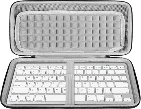 حالة لوحة مفاتيح Geekria Hard Shell ، متوافقة مع Omoton Bluetooth Ultra-Slim ، Arteck Ultra Slim Bluetooth ، 2.4g اللاسلكي اللاسلكي ، لوحة مفاتيح متعددة الأجهزة. in Saudi Arabia