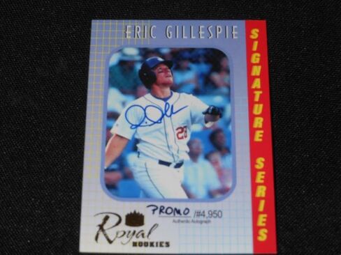 OPL Royal Rookies Eric Gillespie Card Card Sucked Pack Surved Insert M14 - MLB Motophorged Cardsball Cards in Saudi Arabia