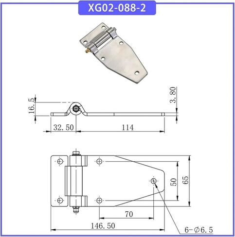 XG02-088-2 مفصلات تلسكوبية قابلة للفصل مصنوعة من 304 غير القابل للصدأ 1pcs in Saudi Arabia