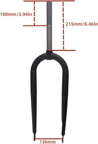 شوكة دراجة 26 بوصة 1 "شوكة صلبة ملولبة لدراجة MTB Road Cruiser in Kuwait