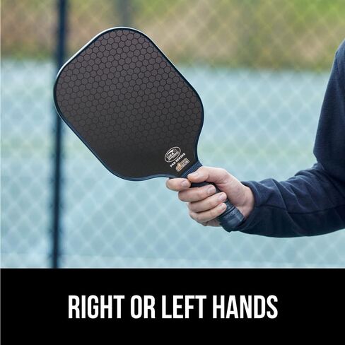 Gorilla Gear USAPA Approved Pickleball Starter Set, Fiberglass Paddles with Bag and Balls, Indoor Outdoor Court Use, Comfortable Racket Grip, Oversized Sweet Spot Pickle Ball Paddle for Men, Women in Saudi Arabia