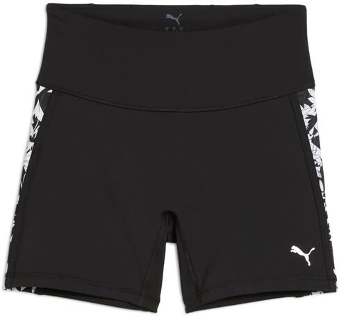 PUMA Womens الرسم الاستوائي عالية الخصر 5 بوصة شورتات عرضية الرطوبة غير الرسمية الفتل - أسود - الحجم XS in Saudi Arabia