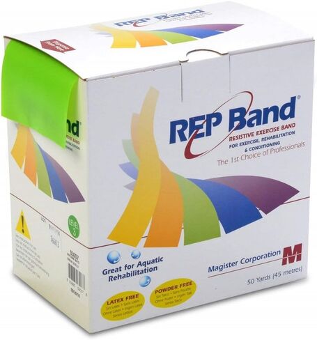 تمرين مقاوم Magister - REP Band Band Latex Green (Level 3) 50 Yard Rolls in Saudi Arabia