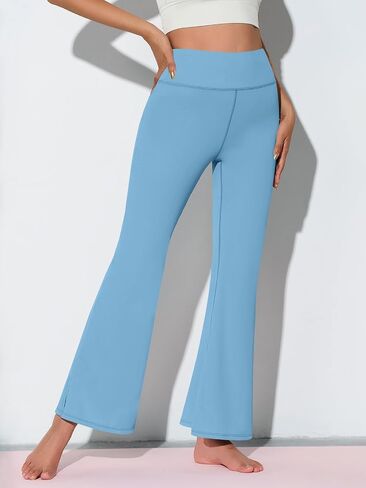 Fisoew Womens Flare Leggings High Pherced Tummy Control Pants Pants تجري in Saudi Arabia