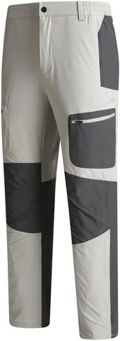Women's Waterproof Hiking Pants, Lightweight Trekking Pants with Zip Secure Pockets, Adjustable String Hem in Saudi Arabia