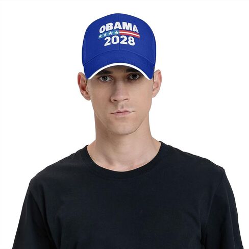 أوباما 2028 قبعة أوباما للرئيس 2028 قبعة تجعل أمريكا ذكية مرة أخرى قبعة للرجال للنساء الأسود PT37 in Kuwait