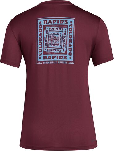 adidas Women's Colorado Rapids Local Warp Pre-Game Short Sleeve T-Shirt in Saudi Arabia