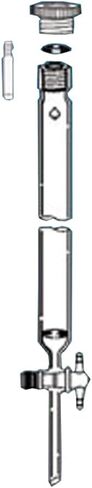 5902-49 Series Chromatographic Column, 1:5 PTFE Plug, #15 Thred, 50 mm Diameter, 61cm Length in Saudi Arabia