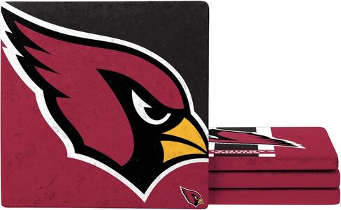 FOCO NFL Official Game Day 4-Pack Beverage Drink Stone Coaster Set (Denver Broncos) in Saudi Arabia