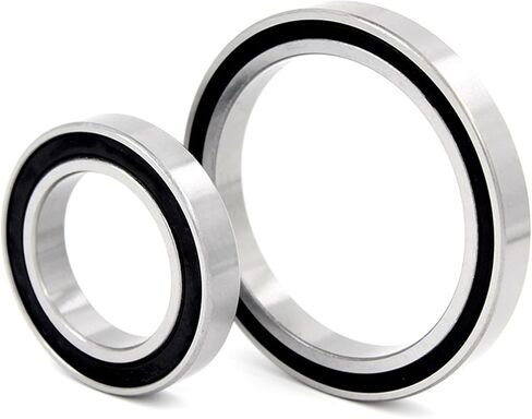 6800 6801 6802 6803 6804 6805 6806 6807 6808 6809 6810RS Gomma Sigillato Profondo Groove Cuscinetto A Sfere في Mini 1/2/20pcs (10pcs 6801-2rs) in Saudi Arabia