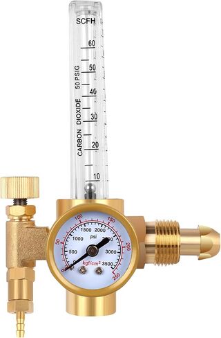 BO WELD Argon CO2 Regulator Flow Meter Gas Regulator with 6.8ft Gas Hose for TIG MIG Welder in Saudi Arabia