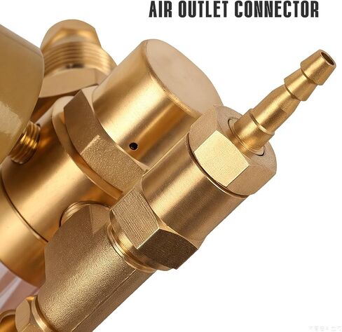 BO WELD Argon CO2 Regulator Flow Meter Gas Regulator with 6.8ft Gas Hose for TIG MIG Welder in Saudi Arabia