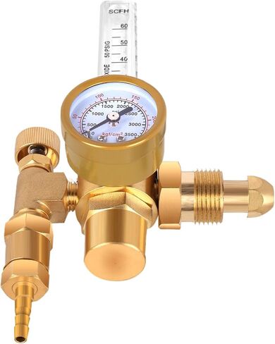 BO WELD Argon CO2 Regulator Flow Meter Gas Regulator with 6.8ft Gas Hose for TIG MIG Welder in Saudi Arabia